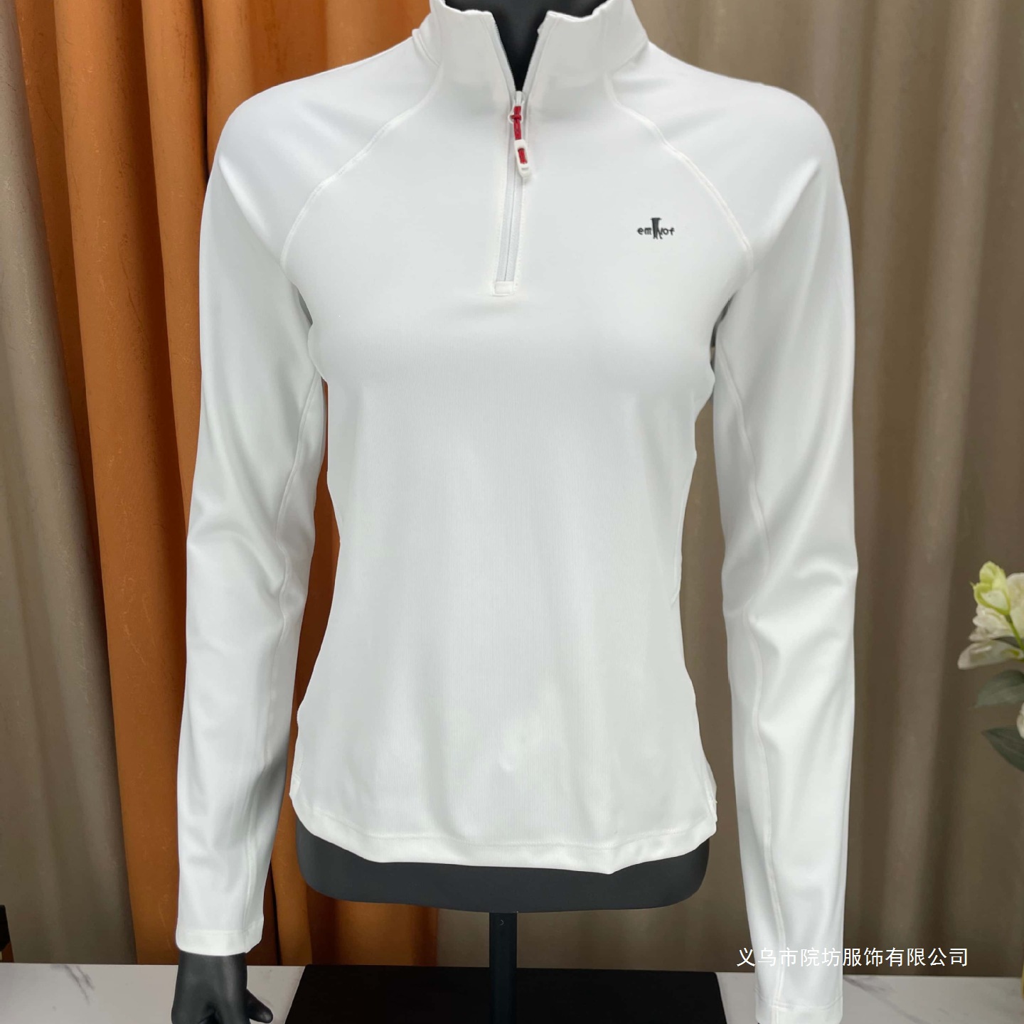The same women's casual stand-up collar half-zip outdoor sports everyday versatile long-sleeve T-shirt and sweatshirt as sold in the Binyin store