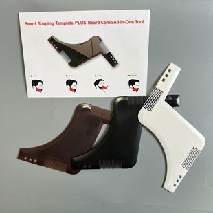 Cross-border beard styling comb grease comb beard comb styling comb barber shop hair salon comb