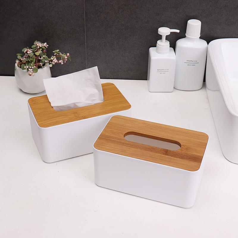 Desktop Composite Tissue Box, Creative and Multifunctional, Can Hold Mobile Phones, Living Room Tissue Box, Car Tissue Box