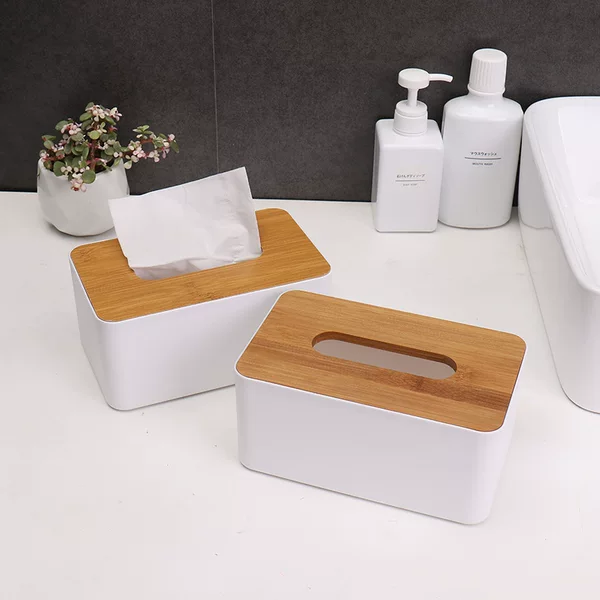 Desktop Composite Tissue Box, Creative and Multifunctional, Can Hold Mobile Phones, Living Room Tissue Box, Car Tissue Box