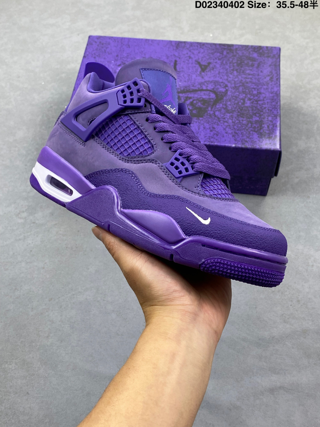 Jordan 4 Retro Lakers Imperial Purple FV5029-500
