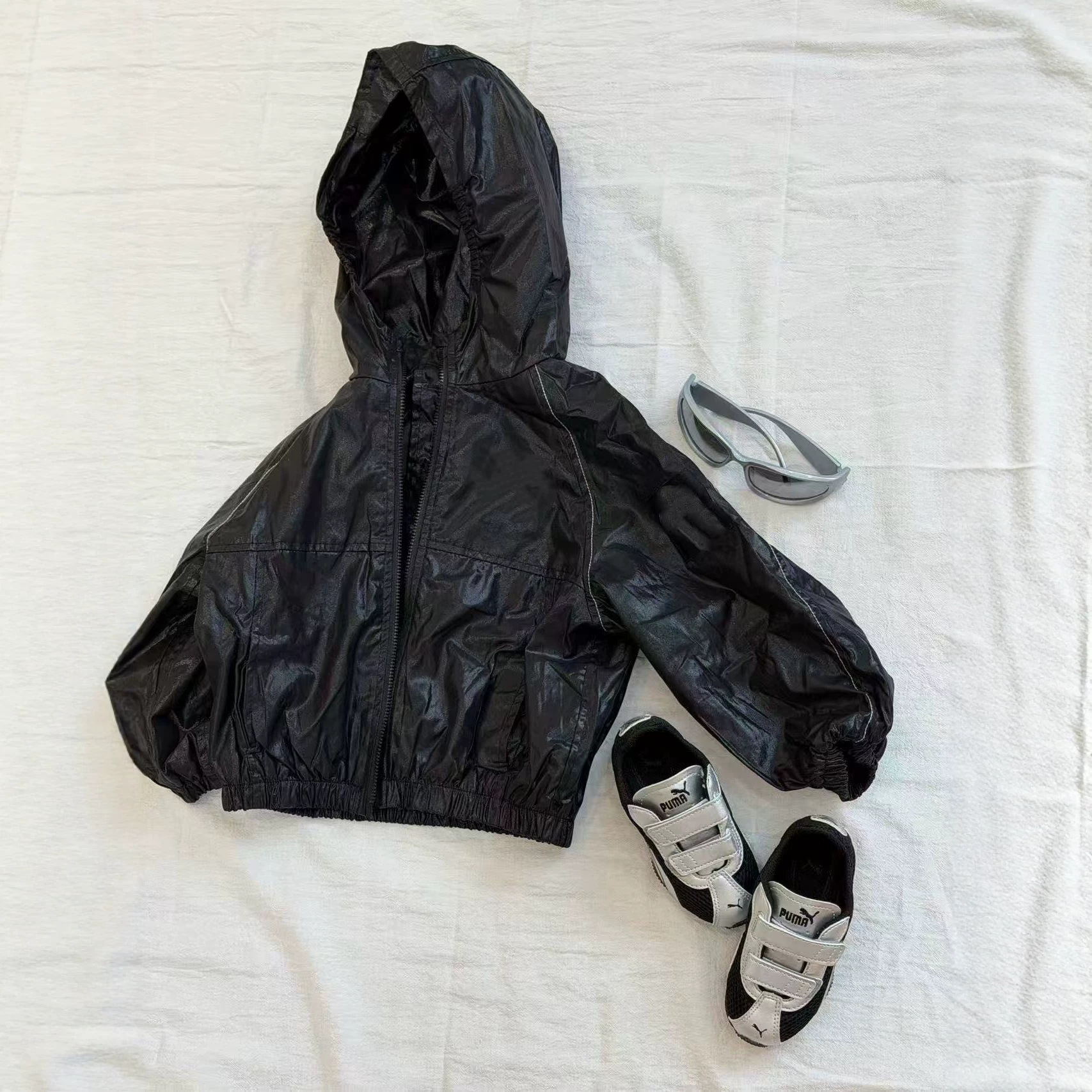 Trendy brand, autumn/winter collection, children's and parent-child matching casual sporty hooded jacket