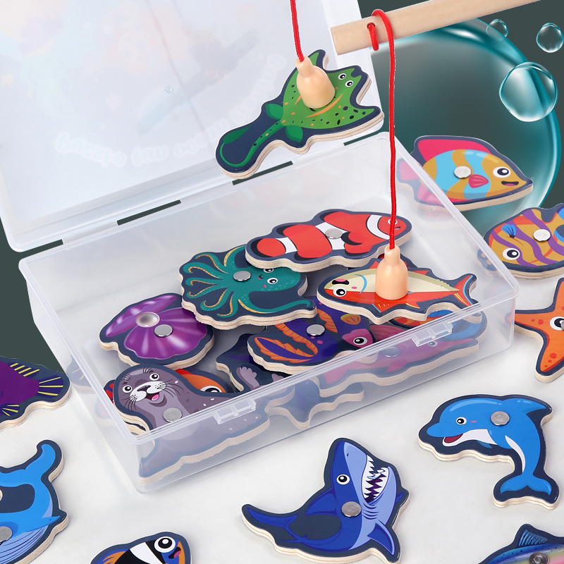 Juguetes de pesca de batalla para niños traje de pesca magnética niño bebé diversión educativa niños y niñas juguetes multifuncionales