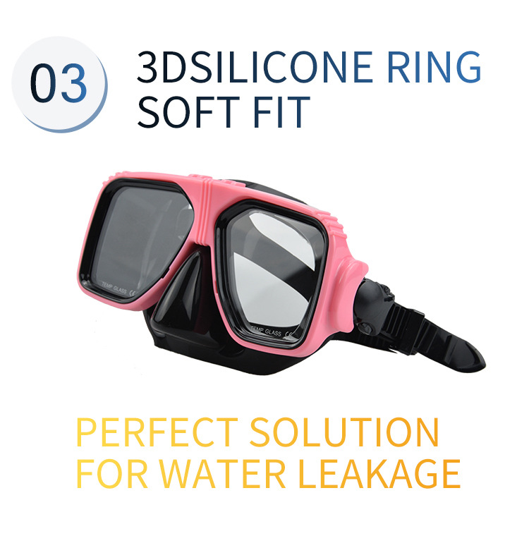 Swimming goggles, adult training, snorkeling, silicone mask, professional diving equipment_voghion.com