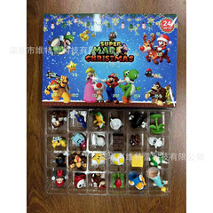 クロスボーダー スーパーマリオブラザーズ マリオ クリスマス アドベント カレンダー ボックス 24 個カウントダウン カレンダー ボックス