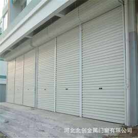 定制单板手动卷帘门 车库储藏间商铺铝合金卷闸门 抗风抗压金属门