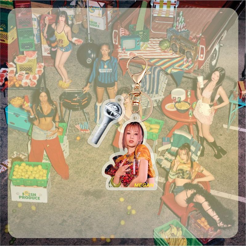 女团 KATSEYE 新款亚克力钥匙扣新款包包挂件配件饰品明星周边|undefined