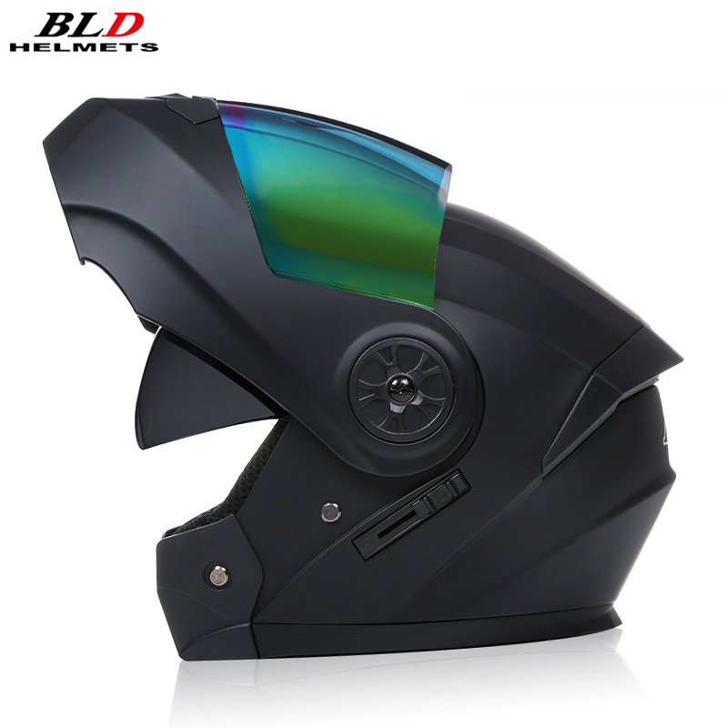 Casco Abatible para Motocicleta de Plástico ABS con Doble Visera para Desplazamientos image 39