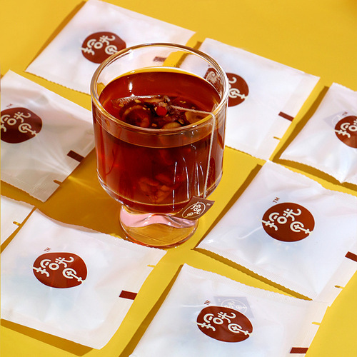 Wholesale Red Sugar Ginger Jujube Tea, Longan Jujube Goji Rose Black Sugar Menstrual Tea for Women, Warm Wellness Flower Tea, Dropshipping
