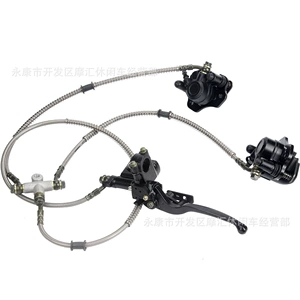 ATV Quad Bike Parts 125-250CC Dual Front Brake Disc Caliper Upper and Lower Pump Assembly