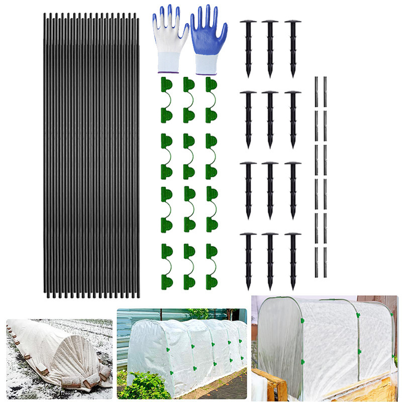 Plant Covers Spliced Greenhouse Set Plant Covers Anti-Freeze Kit Winter Frost Pest Shade