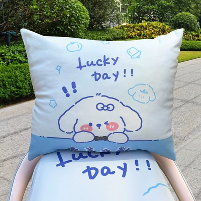 Electric Vehicle Backrest Cover, Motorcycle Electric car rear backrest - backrest-lumbar-cushion-lucky-rabbit-3429cm-transparent
