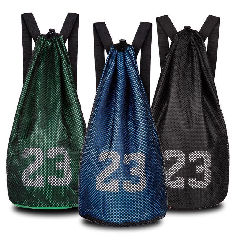 Drawstring backpack large capacity outdoor backpack sports fitness basketball bag various colors printable logo