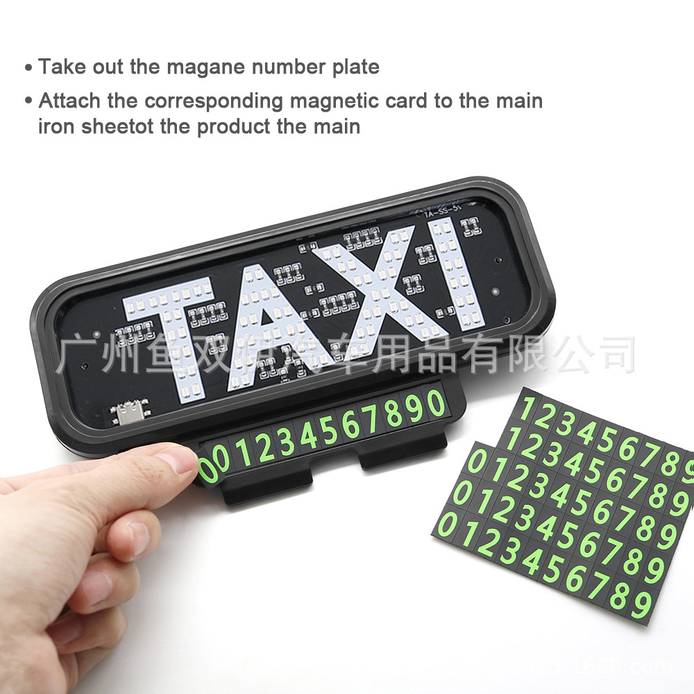 Cross-border, exclusively for LED taxi indicator lights, taxi lights, and empty car lights. USC-C interface, 5-6V, dual-color