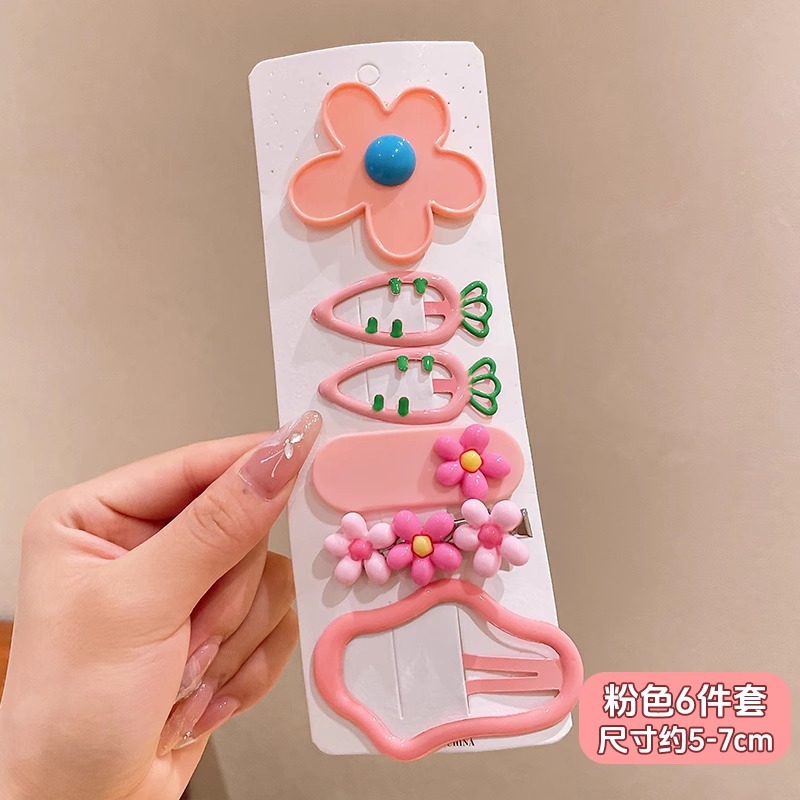 2 juego de 6 piezas de combinación de flores rosas y nubes