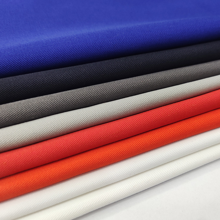 Fabricante de poliéster 65 35 algodón twill TC 65 / 35 tela de bolsillo de algodón teñido