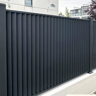 新中式庭院围栏铝合金家用院子护栏铝艺露台防护栏杆小区花园栅栏