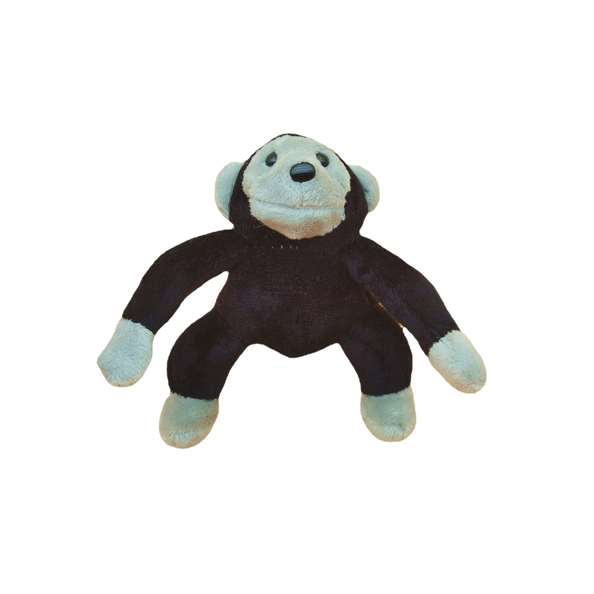 Creativo brazo largo diamante chimpancé colgante llavero muñeca mochila adornos pequeño regalo al por mayor