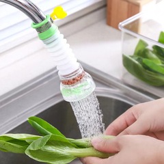 調節可能な第4世代麦飯石フィルター付き蛇口シャワー、飛散防止、伸縮式フィルター、家庭用キッチンシャワー