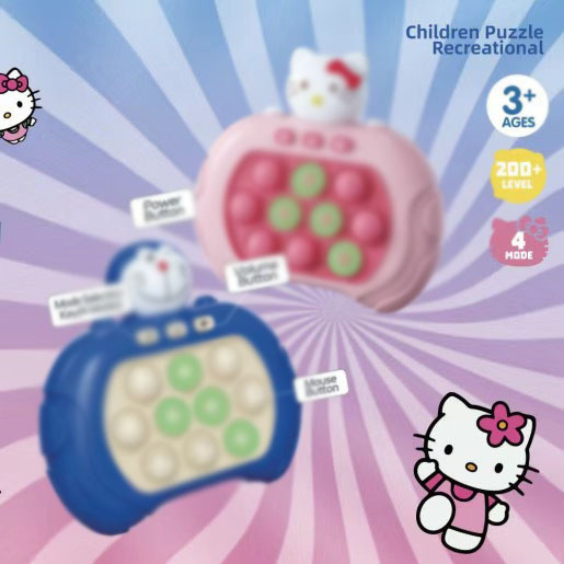 Juguetes de empuje de los niños transfronterizos máquina de juego de rompecabezas de empuje rápido pionero de descompresión de hámster