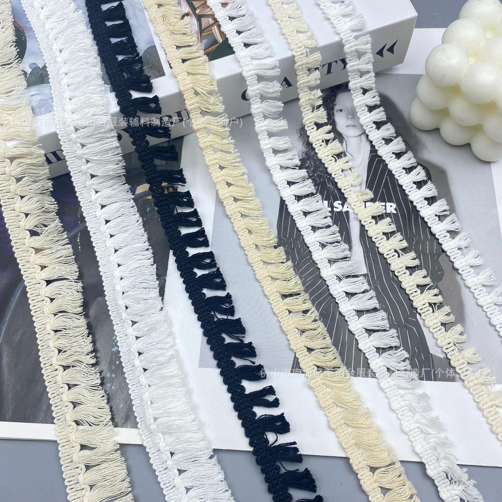 现货供应 新中式扫把须花边 DIY 适用服装袖口 裙边 帽边家纺辅料