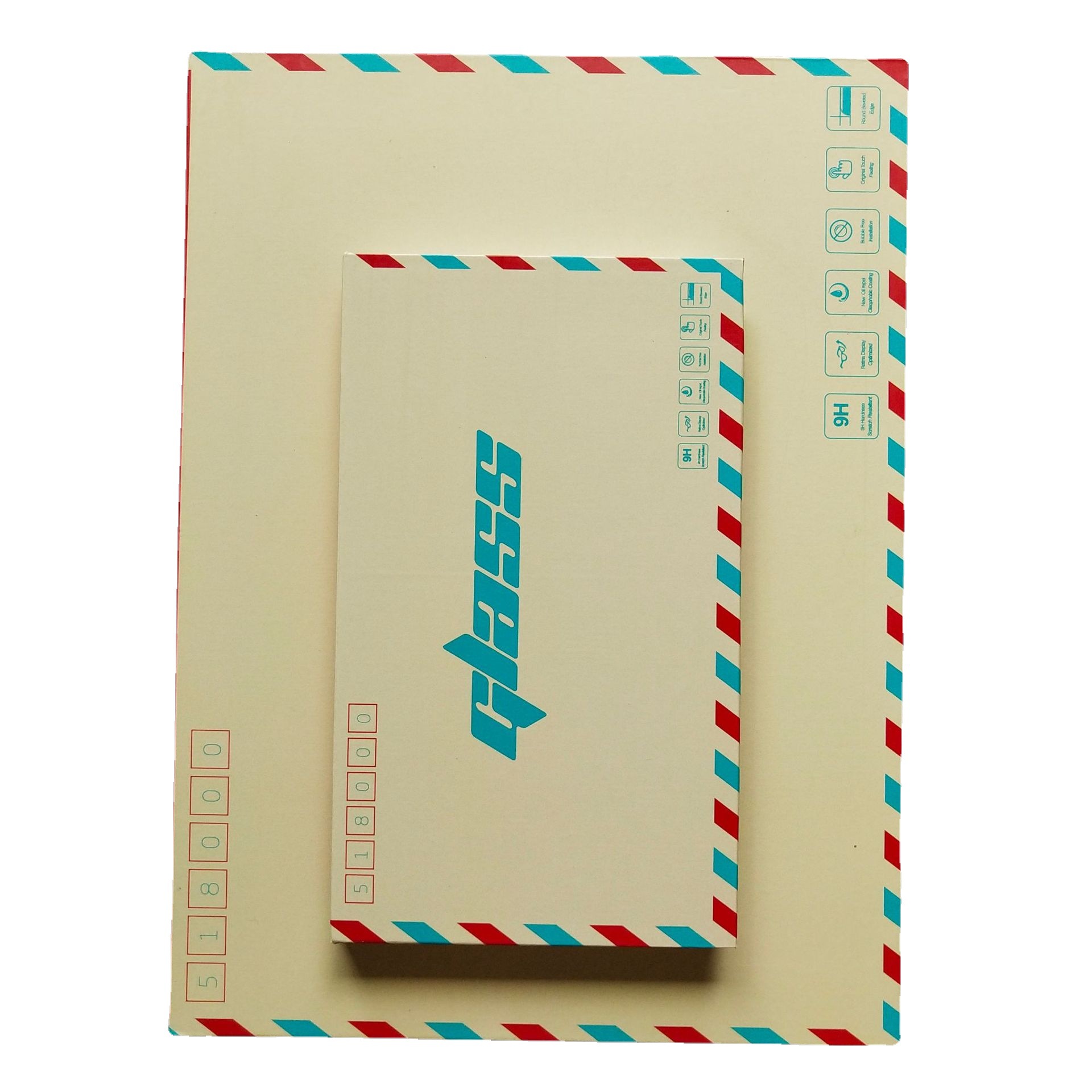 平板ipad钢化膜包装盒12.9寸牛皮纸贴膜包装10.2保护膜包装 YH-02