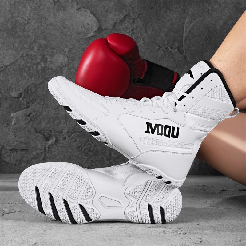 2026 New Model Cross-Border Amazon 45 Men's and Women's Boxing, Wrestling, Fighting, Squat Shoes, Freestyle Sanda Training Combat Shoes