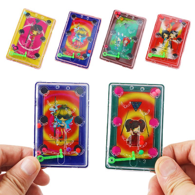 Nuevos niños mini dibujos animados personajes tablero de martillo juguetes creativos puntuación máquina de juegos de mano creativa juguetes