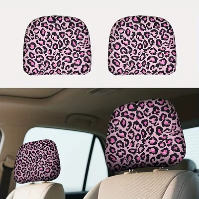 Pillow Cover, Headrest - ct-leopard-print-3-1-double-sided-printing-2525cm