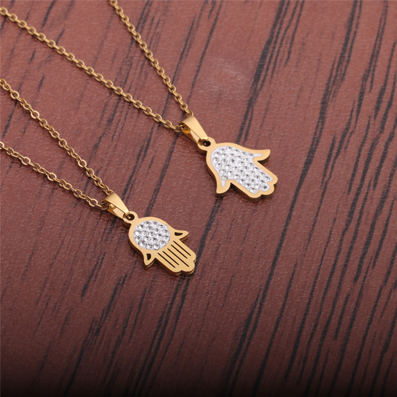 Fashion Stainless Steel Necklace Wholesale display picture 2