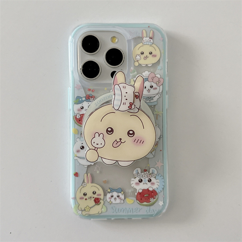 かわいくて楽しい Jiyikawa 磁気ホルダー iPhone16 Apple 15ProMax/14/13 携帯電話ケースに適しています|undefined