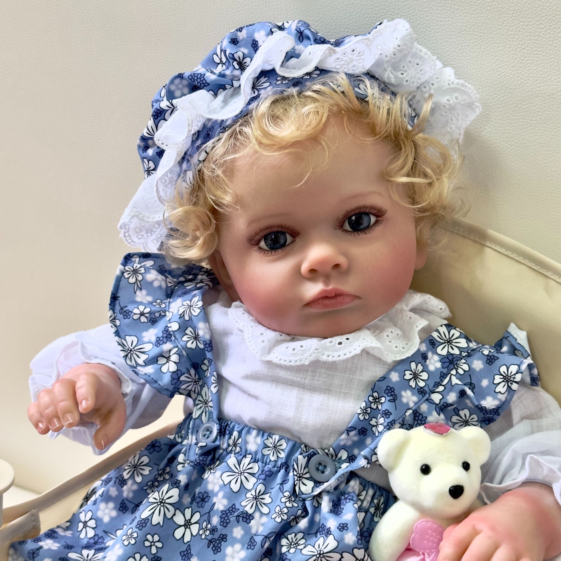 60cm simulación bebé renacido muñeca tutti sangre venosa seda visible transfronteriza e-commerce suministro de una sola pieza de entrega
