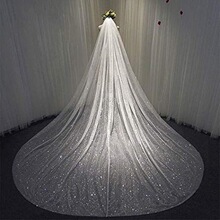 M 28165 Sparkling Lace Veil Wedding Bride ������˿ͷɴ