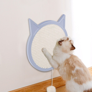 Cross-border Amazon cat scratch board sisal pad vertical cat scratch board wall without crumbs cat claw grinder cat toy