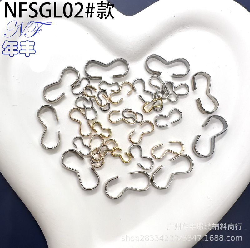 Source Factory 3-Prong Hook Chain Pliers Clamp for Securing Jewelry Accessories Hardware Pull Ring Buckle Wholesale in Stock