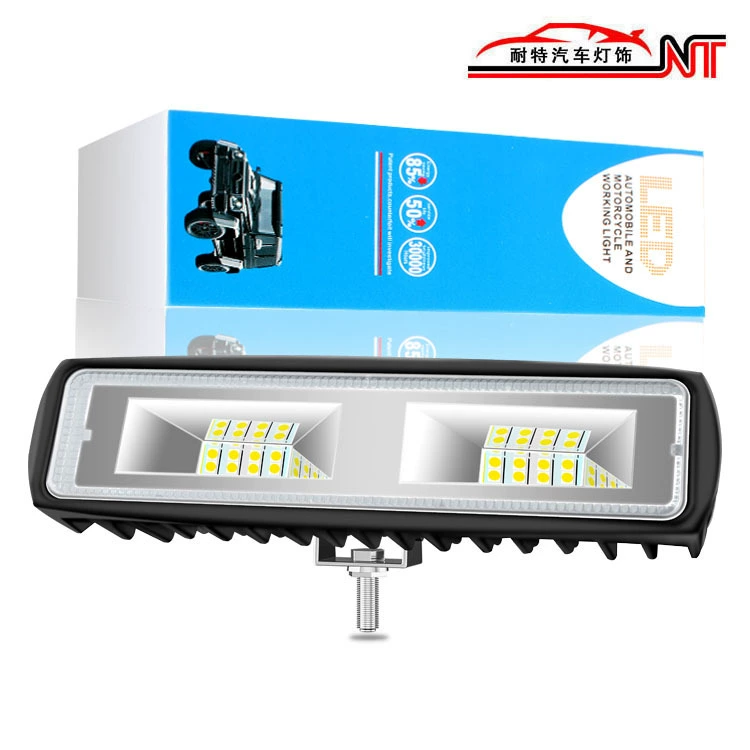Автомобильный светодиодный рабочий свет 16 ламп 48 Вт Однолинейный DC12V-24V яркий налобный фонарь