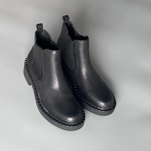 2025新款严选手工女靴切尔西靴时尚户外马丁靴休闲短靴