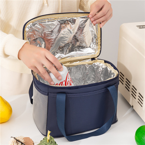 Insulation bag lunch box handbag lunch with rice aluminum foil thickened waterproof lunch box bag lunch for office workers and primary school students