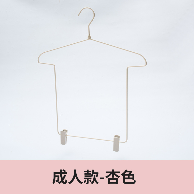 大人の子供のワンピースのスーツのハンガーとクリップのセットと服を掛けます。|undefined