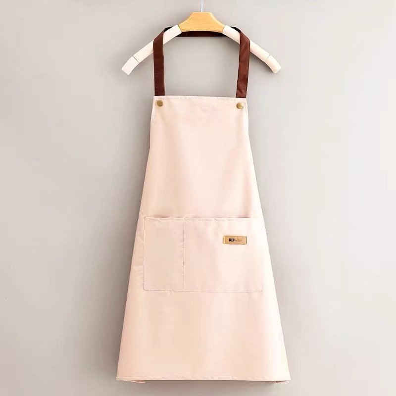 防水防油エプロン飲食男女作業服ウエスト周りカスタムinfo家庭用キッチン料理シンプルエプロン|undefined