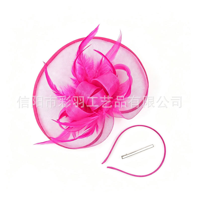 Amazon's best-selling vintage headwear, birthday party and banquet hats, elegant lady's horse racing festival hats, linen headwear