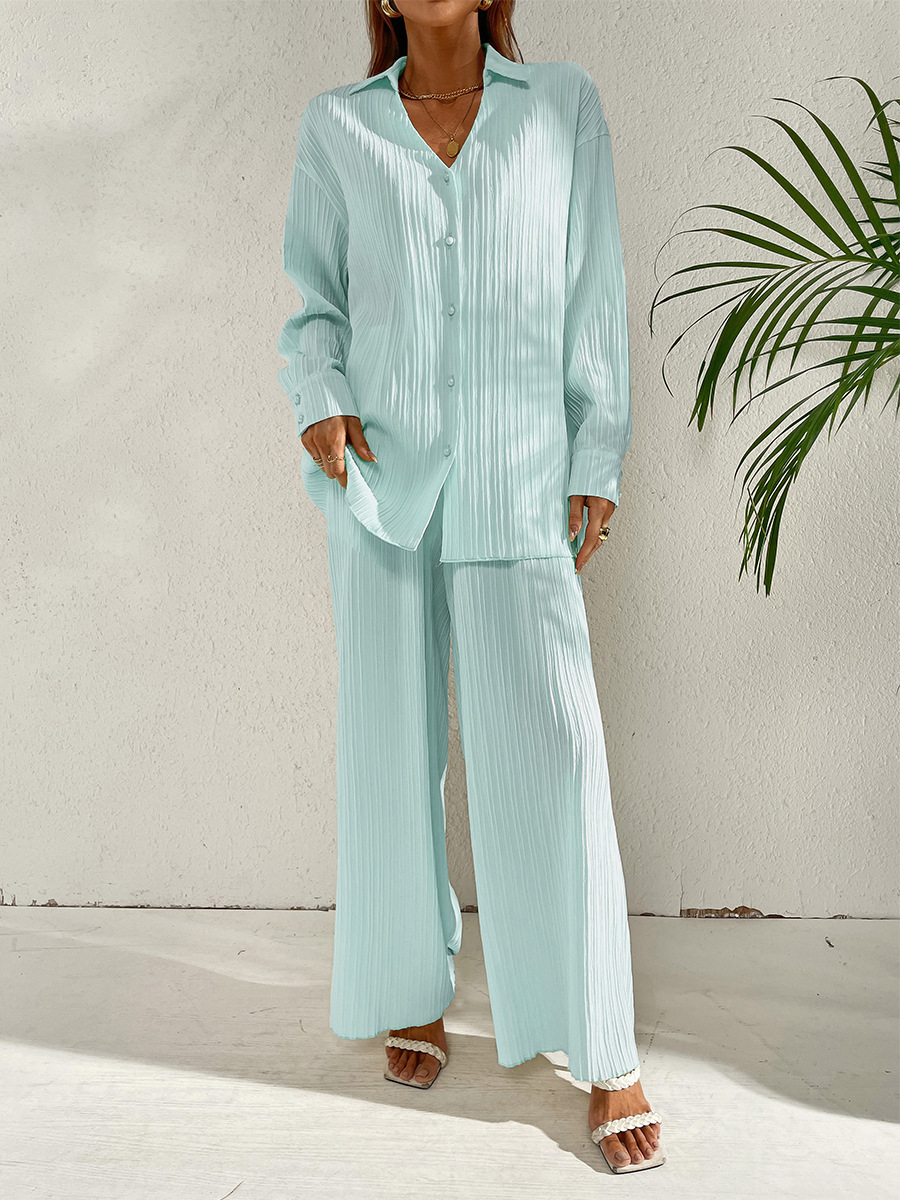 546g Weight Long Sleeve Sleeve Length 4-Way Stretch Fabric, Cotton Silk, Polyester Fabric Type Pant Co-ord Set Sets Type 2 Piece Set Quantity Daily Occasion Breathable Function Regular Fit Fit Type Solid Color Pattern Spring, Autumn Season Women'S Gender Patchwork Design Fashion Style Daily Women'S Fashion Solid Color 4-Way Stretch Fabric Cotton Silk Polyester Patchwork Pant Co-ord Set Pants Sets 21