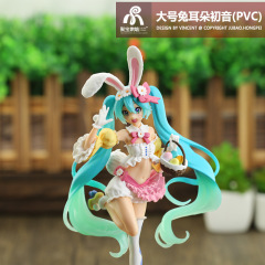 ブラインドボックスブラインドボックス公仔アニメ周辺の手作り幽霊初音ウェディングドレス初音ウサギ耳初音ケーキブラインドボックス