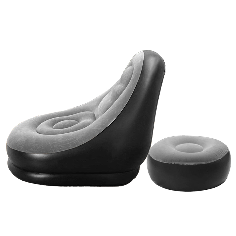 Wholesale outdoor inflatable sofa adult home inflatable sofa chair folding lazy camping portable air