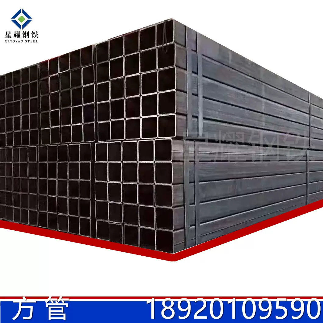 现货供应 Q235B方管 幕墙建筑方矩管 热镀锌方管15-300 规格齐全