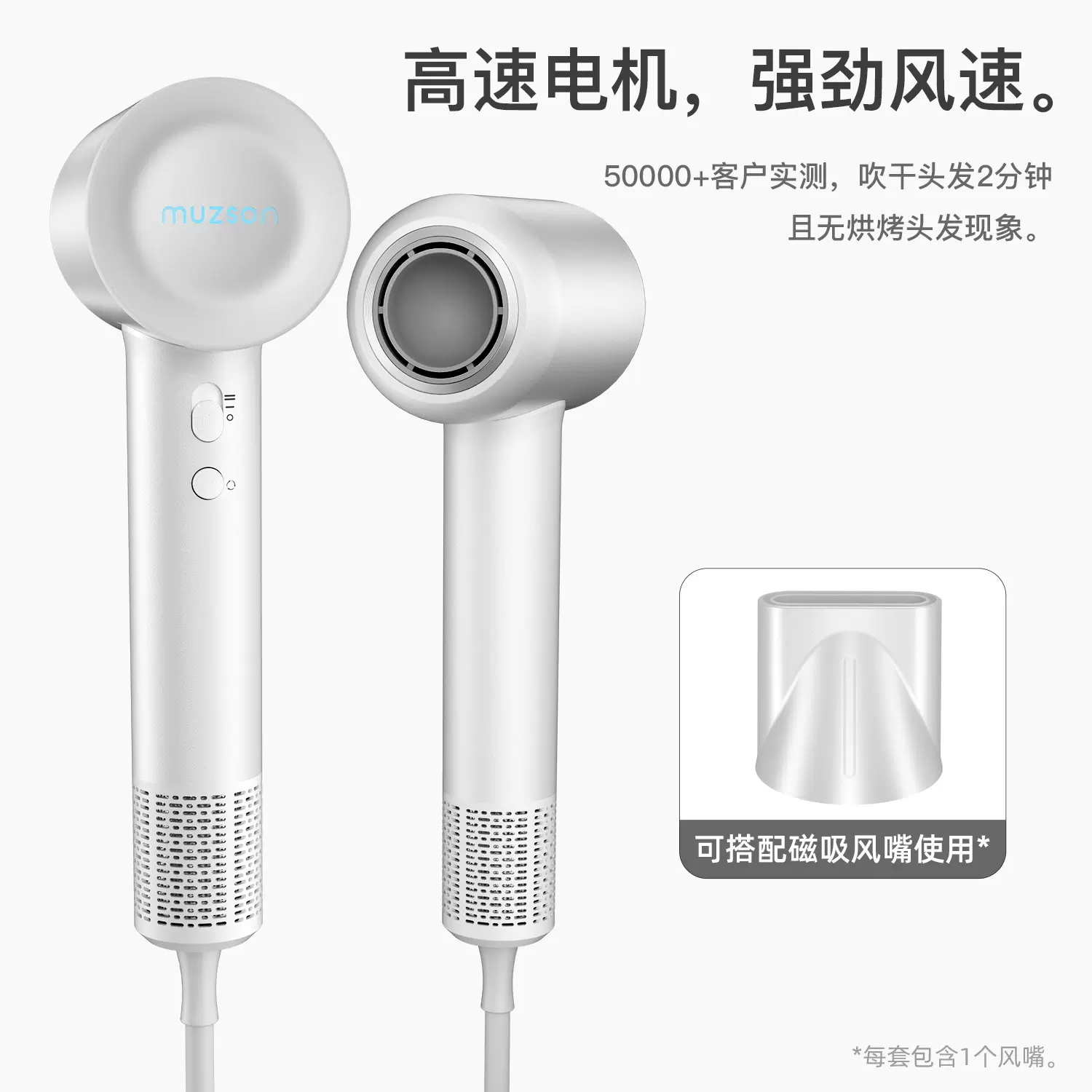 跨境专供OEM高速吹风机大风力速干低噪负离子恒温护发定制礼品