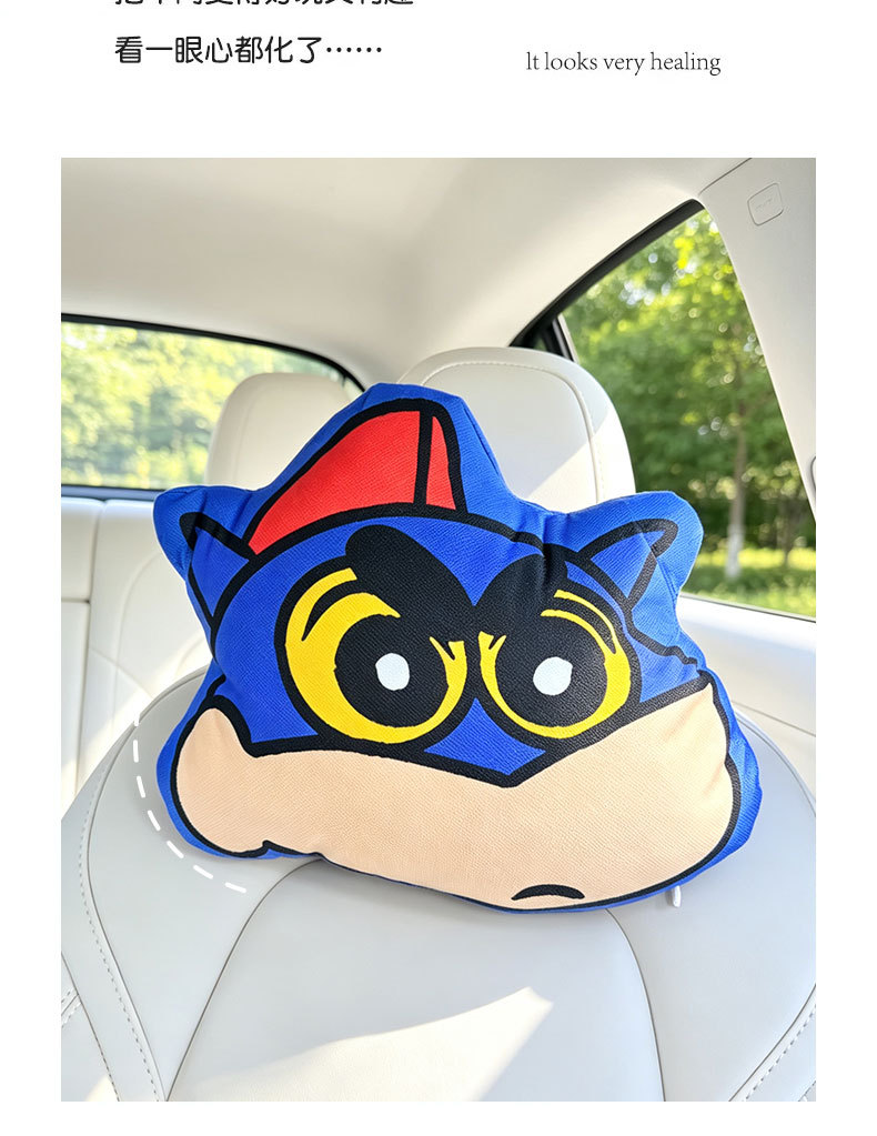 Crayon Shin-Chan Car Headrest Neck Pillow Cute Car Pillow Office Seat Cushion Lumbar Support Home Use