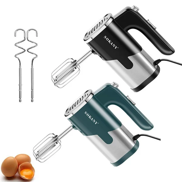 Foreign Trade Export Electric Handheld Egg Beater and Dough Mixer, Cross-Border Cake Mixer, Handheld Blender