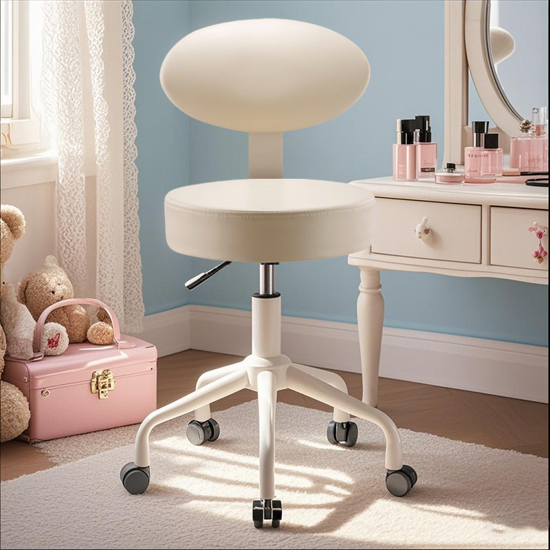 Adjustable Rotating Large Work Stool Beauty Salon Swivel Chair Manicure Round Stool Barber Shop Swivel Chair Hair Salon Chair