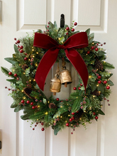 圣诞礼物圣诞花环50-80CM门挂橱窗酒店商场前台室内室外创意挂件